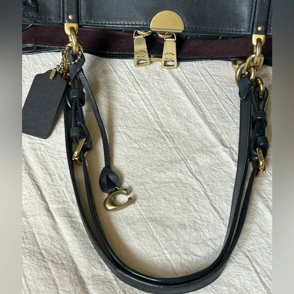 COACH Dreamer 34 Whipstitch Shoulder Bag - Picture 10 of 17